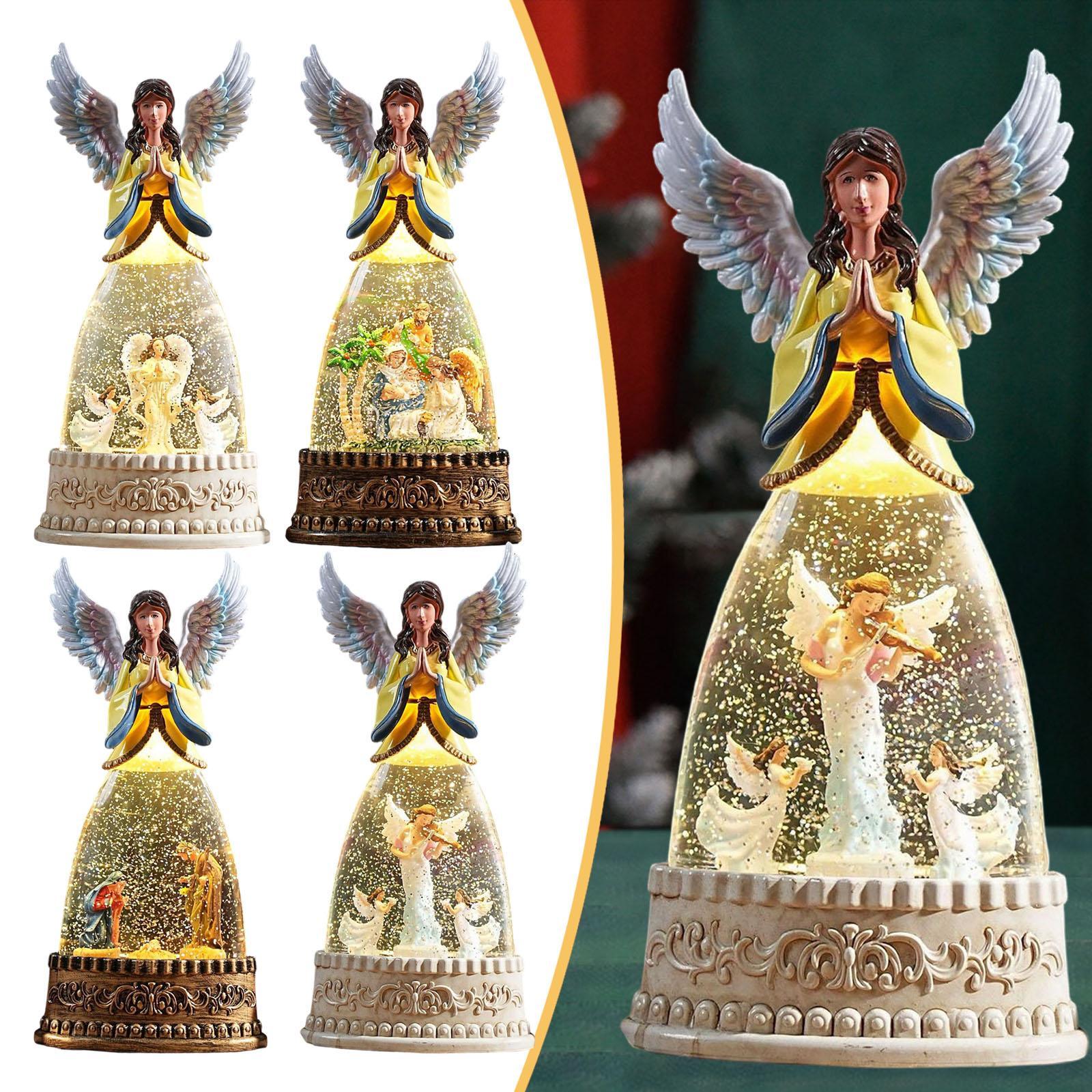 Snow Globe Musical - Musical Christmas Snow Globe Desktop Ornament