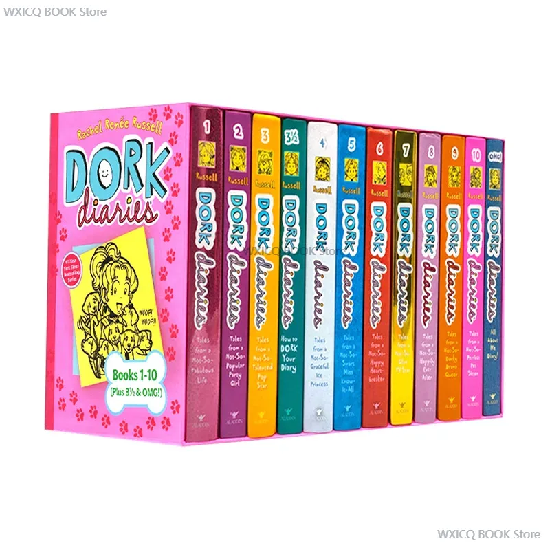 Gift Box Wrap Set - 12 Books Gift Box Set English