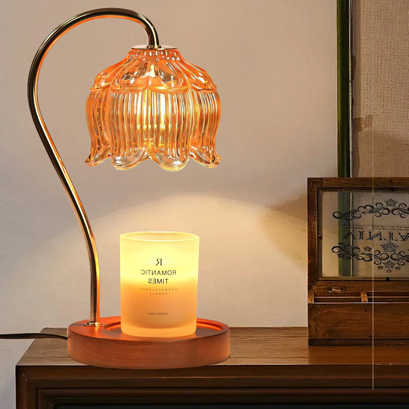 Holiday Candle Set - Candle Warmer Lamp with Timer Dimmable: