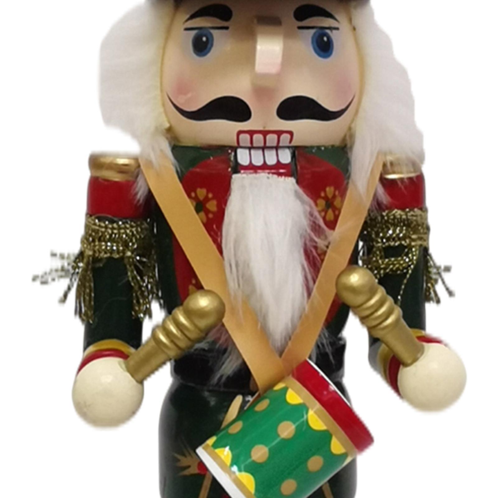 Nutcracker Figurine - 12 inch Wooden Nutcracker Soldier Ornaments