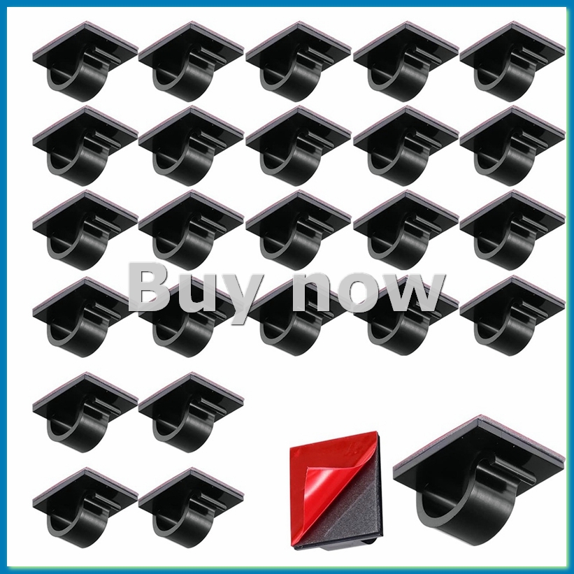 Christmas Lights Outdoor - 50 Pcs Mini Cable Clips Hooks