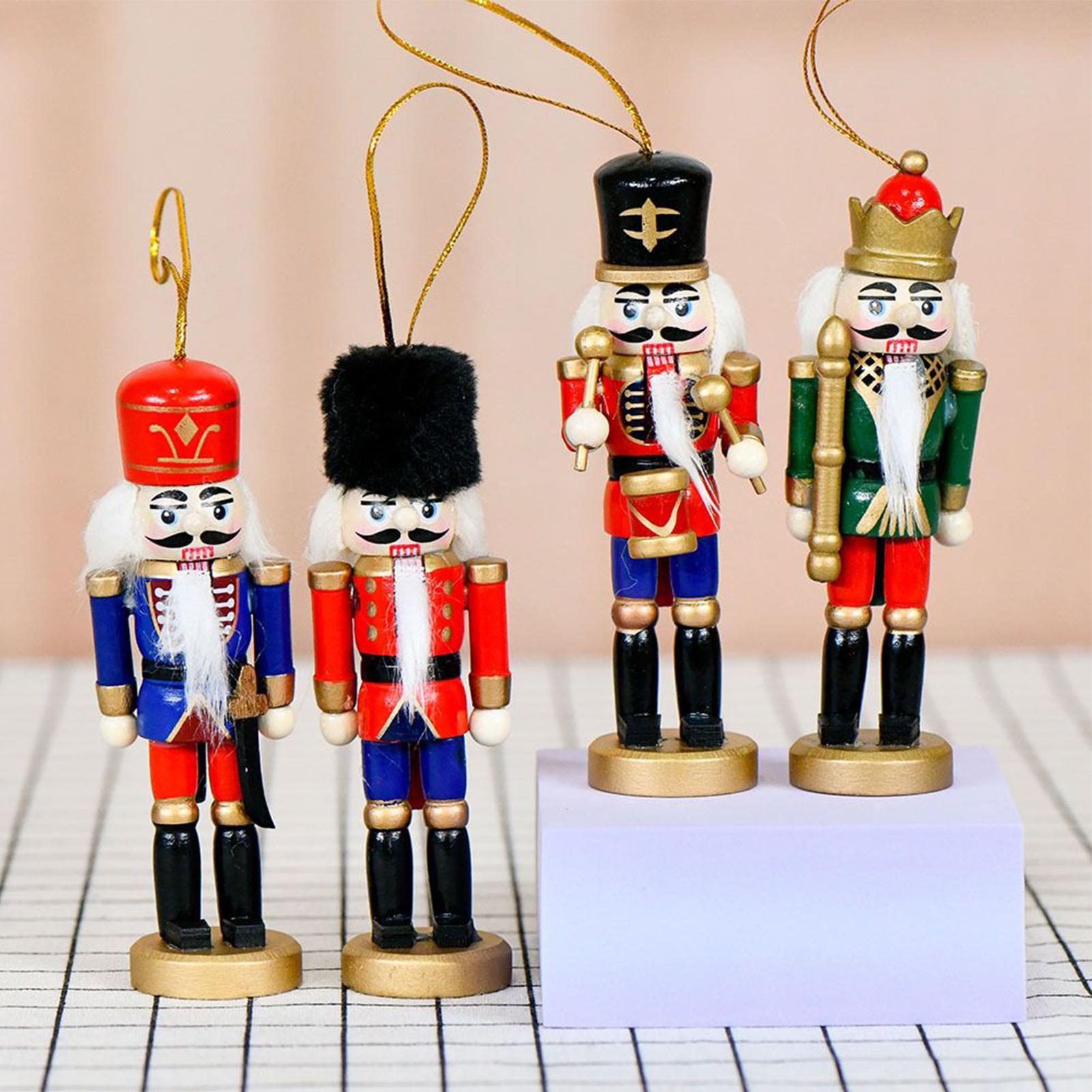Nutcracker Figurine - Nutcracker Christmas Ornaments Wooden Nutcracker Soldier