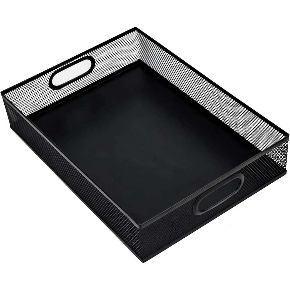 Gift Box Wrap Set - Metal Mesh Desk Organizer Tray, A4