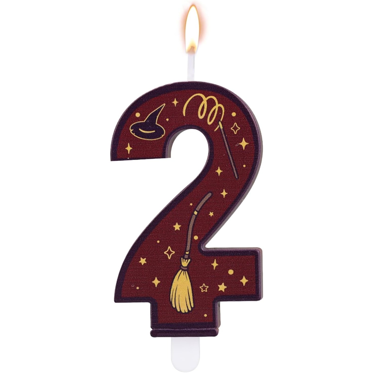 Holiday Candle Set - 1 Set Number 0-9 Magical Themed
