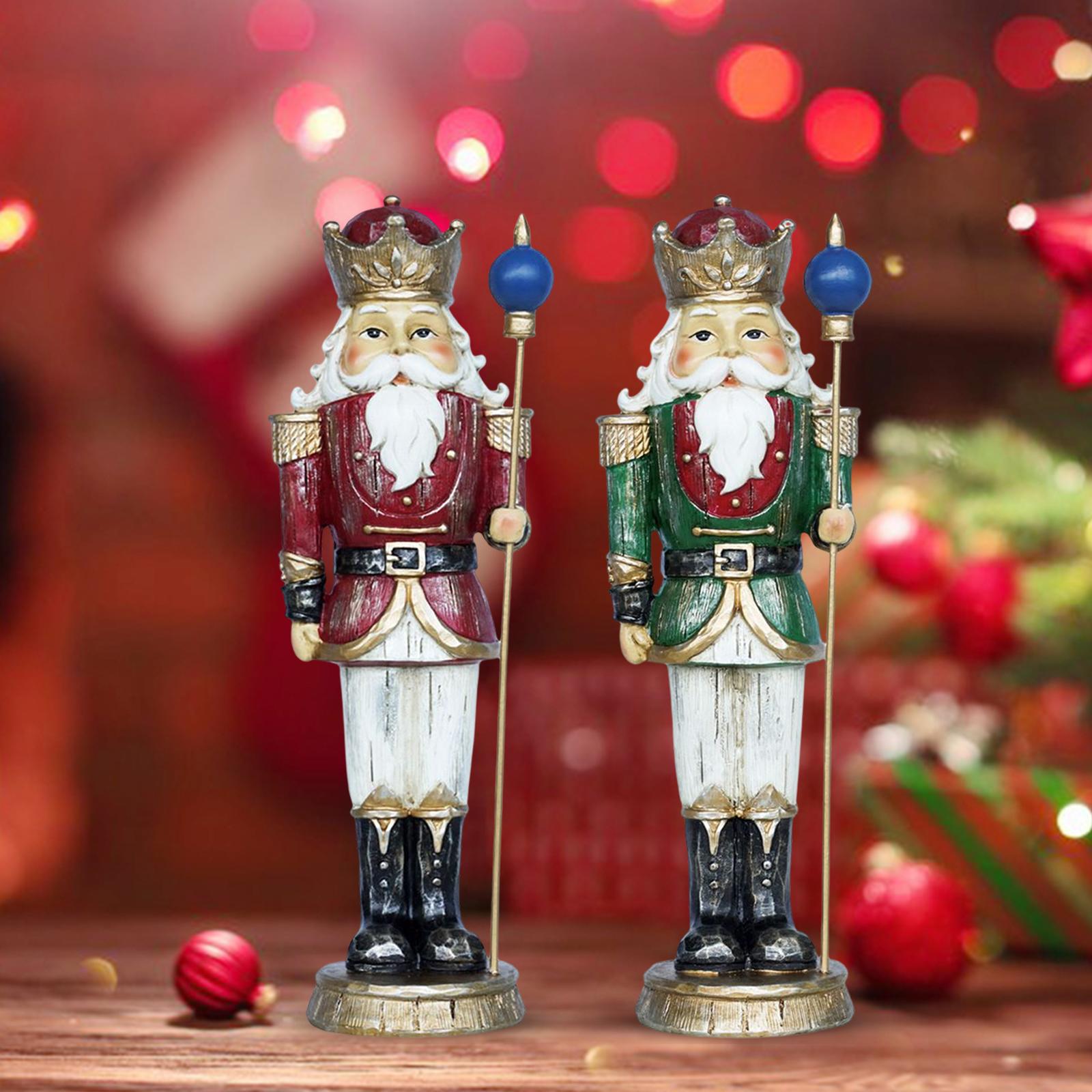 Nutcracker Figurine - 10 Inch Resin Christmas Nutcracker Soldier