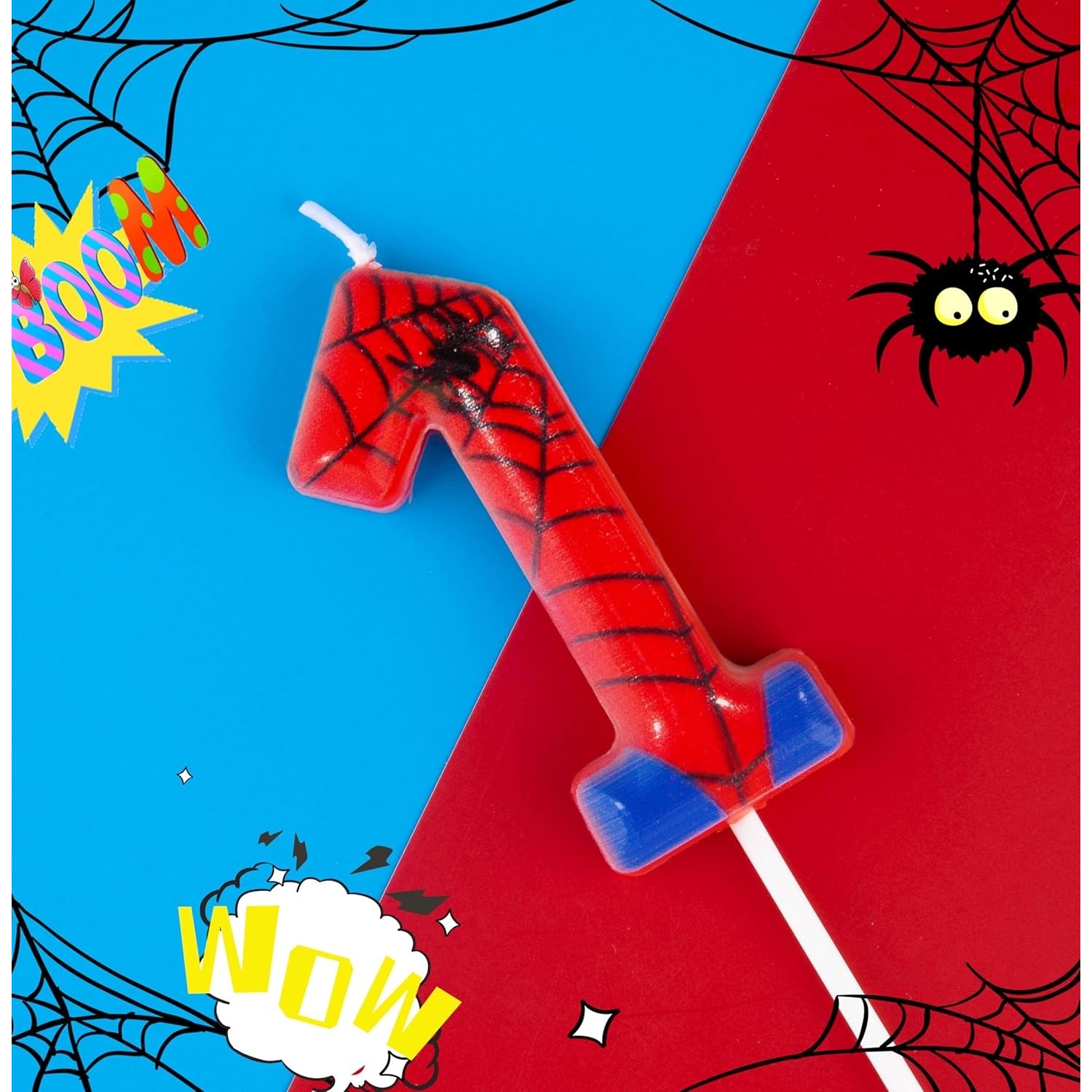 Holiday Candle Set - Spider Party 0-9 Birthday Candles, Video