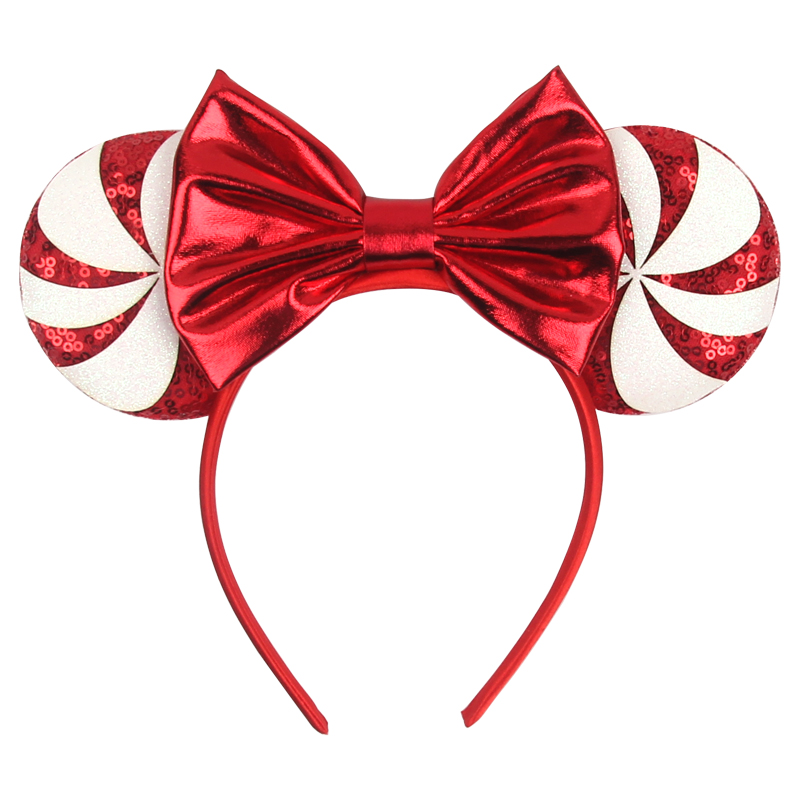 Ribbon Bow Gift - 2026 Mickey Mouse Ears Headband Christmas