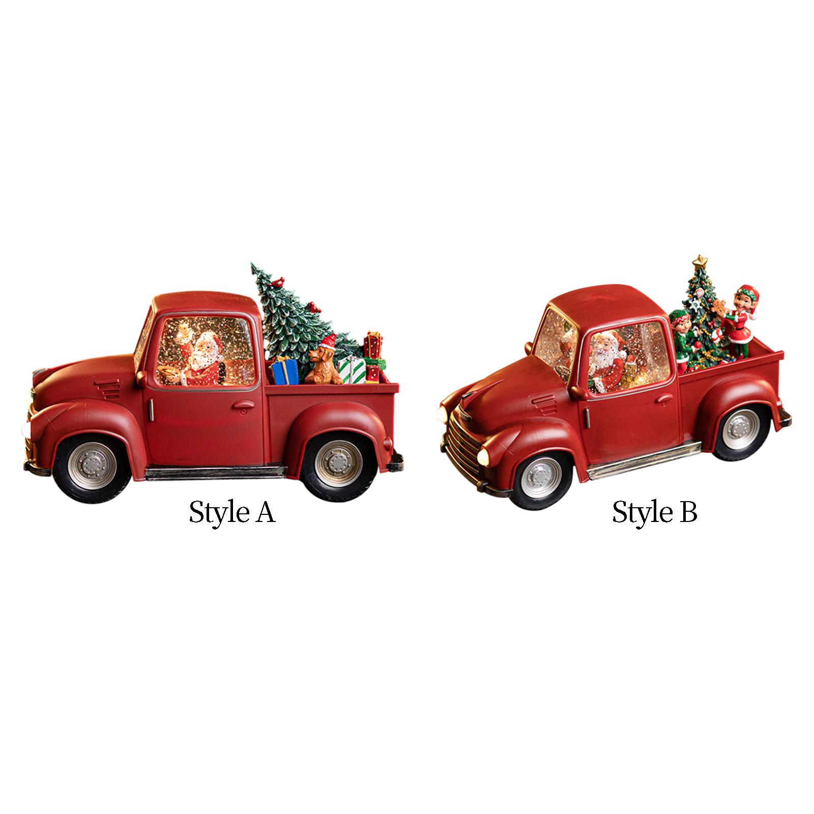 Snow Globe Musical - Christmas Decoration Lighted Truck Decor Christmas