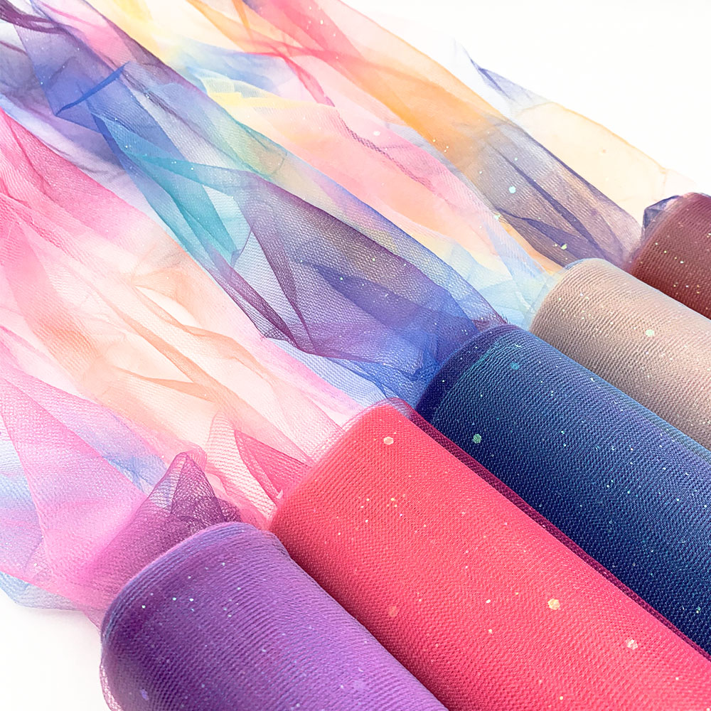 10Yards Rainbow Glitter Tulle  - огляд і ціна Christmas Table Runner