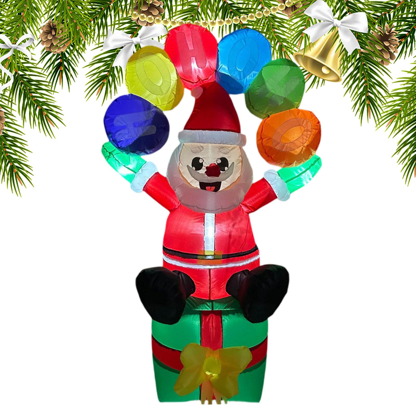 Blow Up Santa Inflatable Decor - огляд і ціна Christmas Lights Outdoor