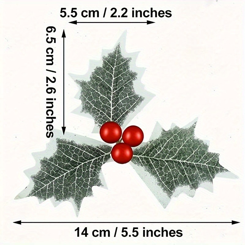 10 Pcs Artificial Holly Berrie - огляд і ціна Christmas Wreath Fake