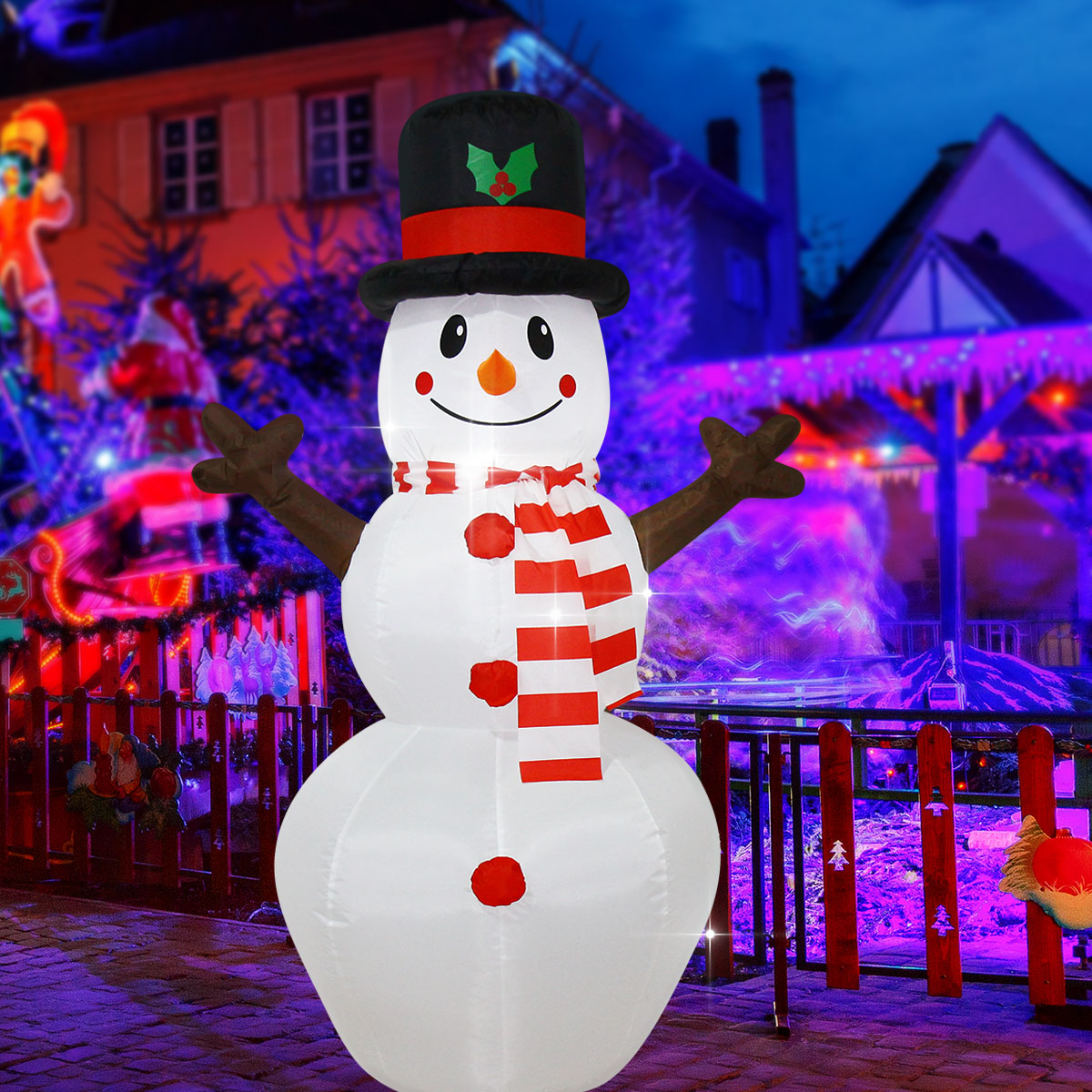 Christmas Inflatable Outdoor D - огляд і ціна Christmas Lights Outdoor