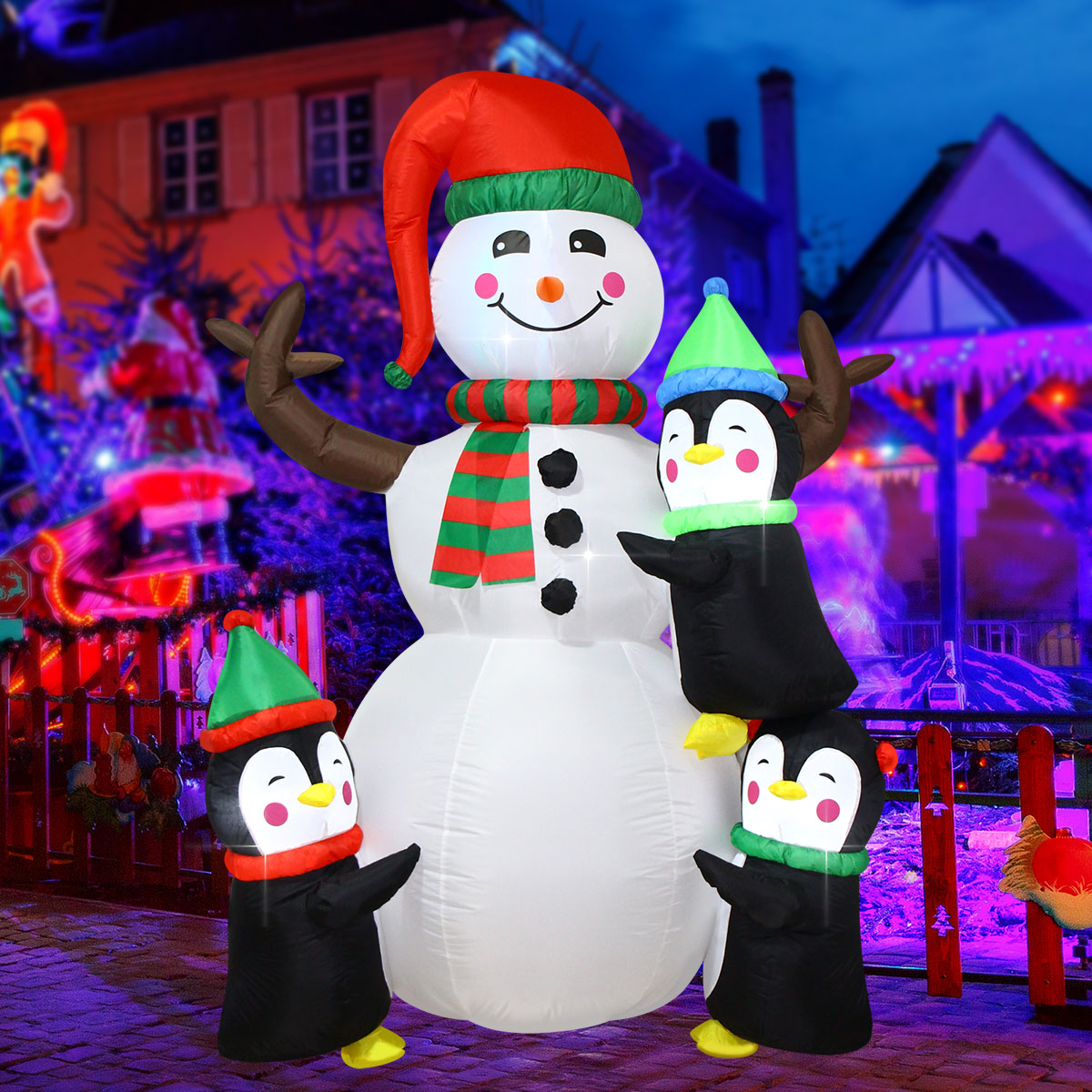 Christmas Inflatable Outdoor D - огляд і ціна Christmas Lights Outdoor