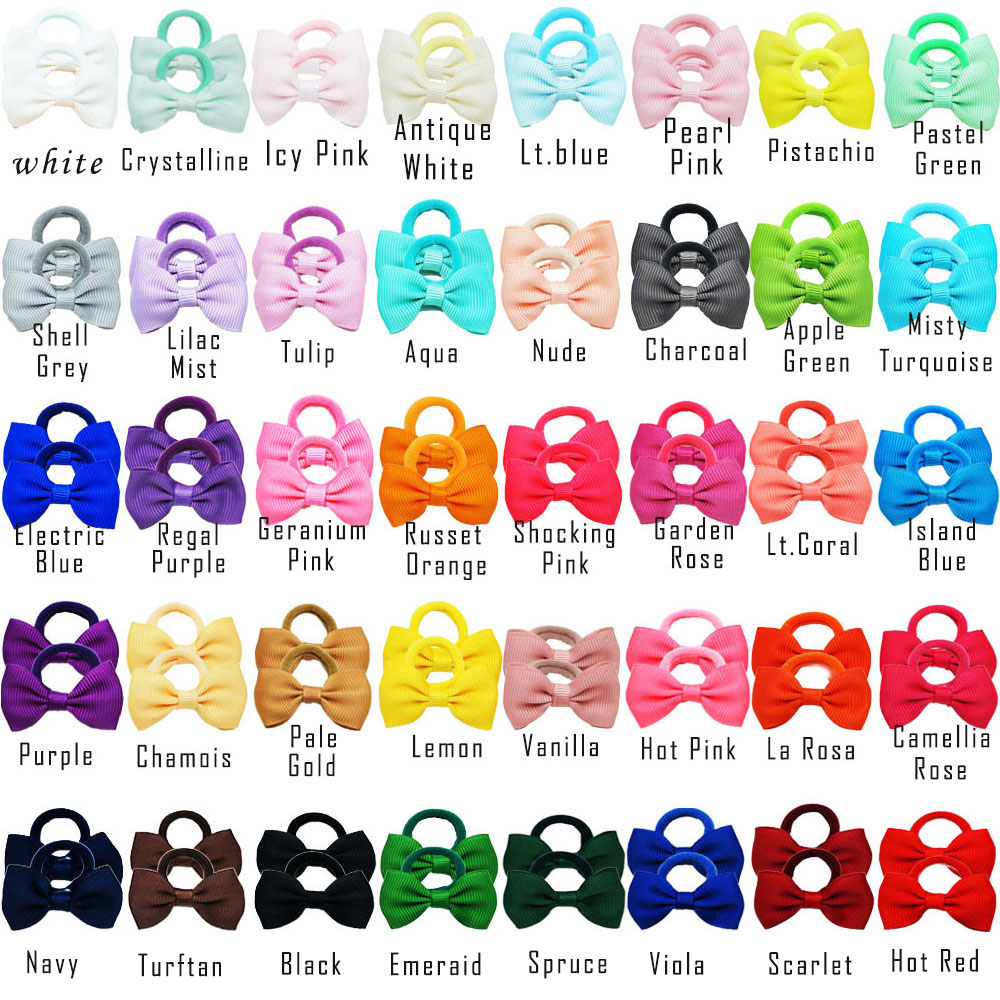 40/60/80 Baby Girls Hair Ties  - огляд і ціна Ribbon Bow Gift