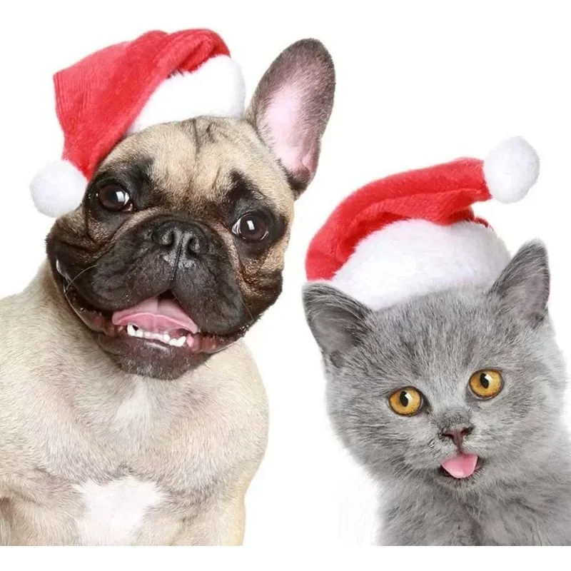 Christmas Pet Santa Hat Red Pl - огляд і ціна Santa Hat Plush
