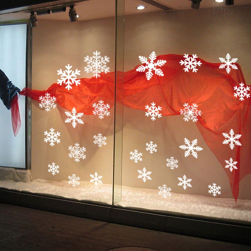27/38PCS Gift Xmas  Festival S - огляд і ціна Snowflake Window Decal