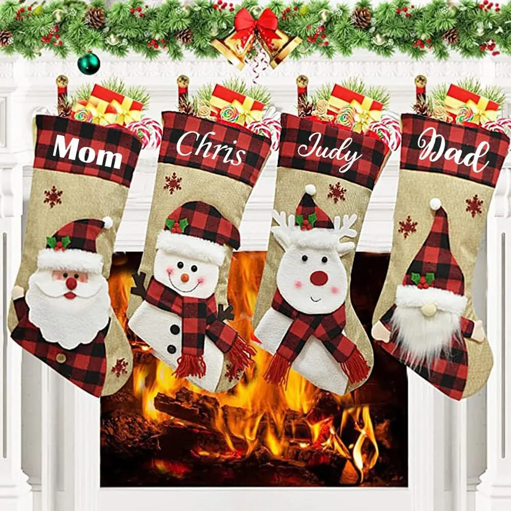 Christmas Holiday Stockings Ch - огляд і ціна Christmas Stocking Hanging