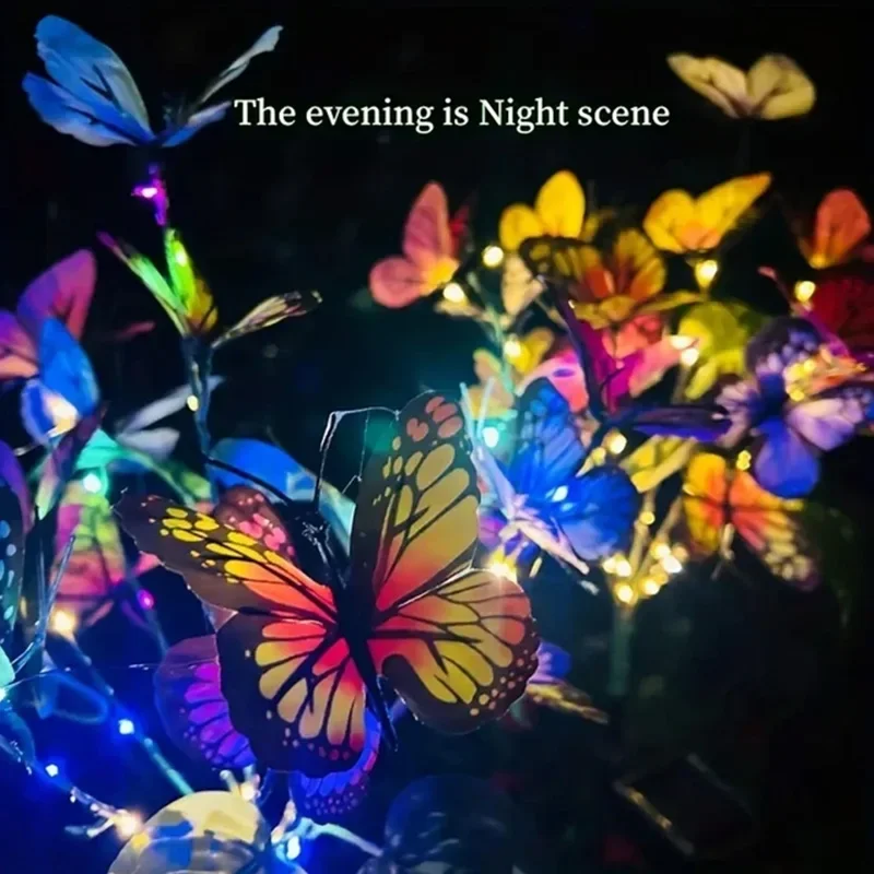 Solar LED Butterfly Garden Lig - огляд і ціна Christmas Lights Outdoor