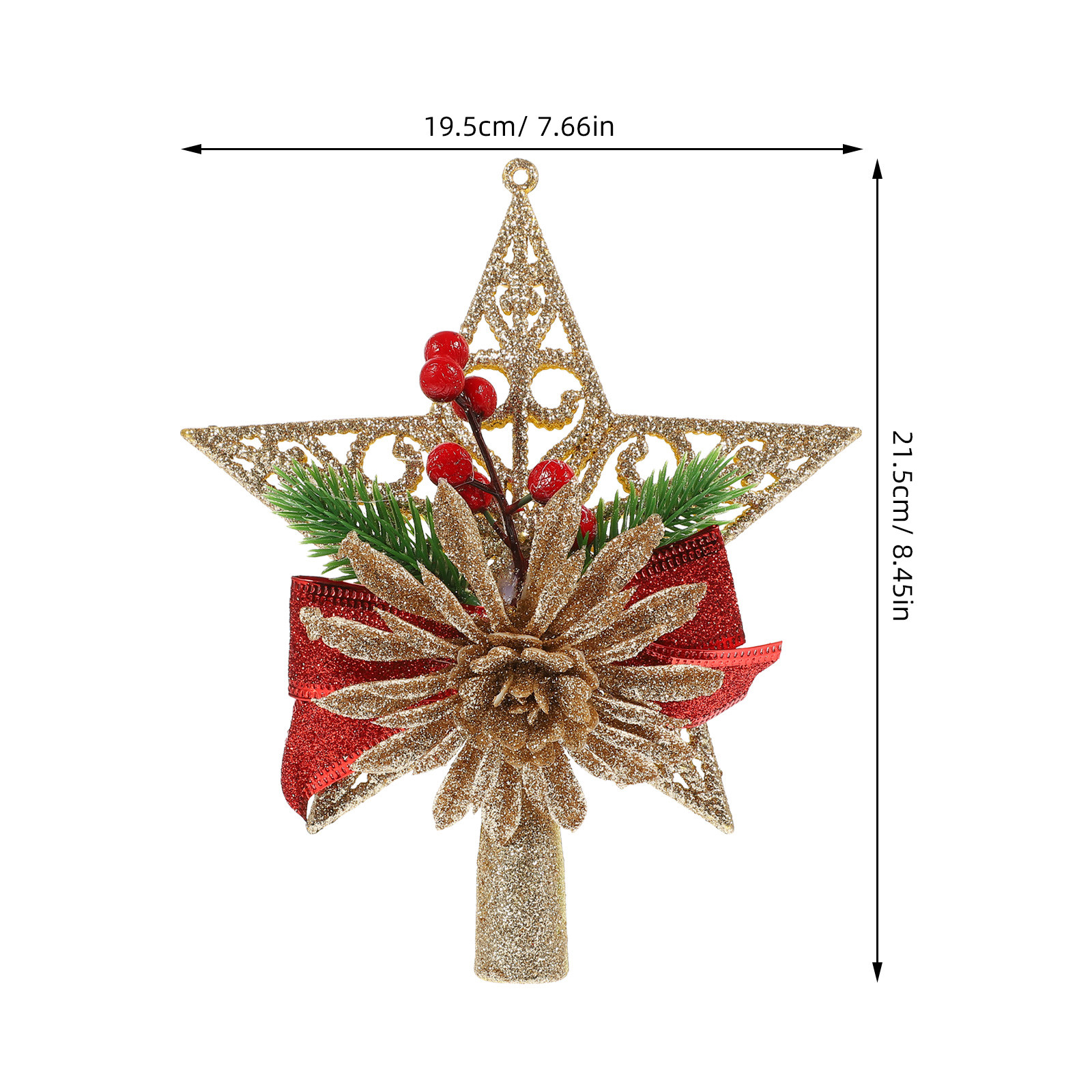 1pc Christmas Tree Topper Exqu - огляд і ціна Star Tree Topper