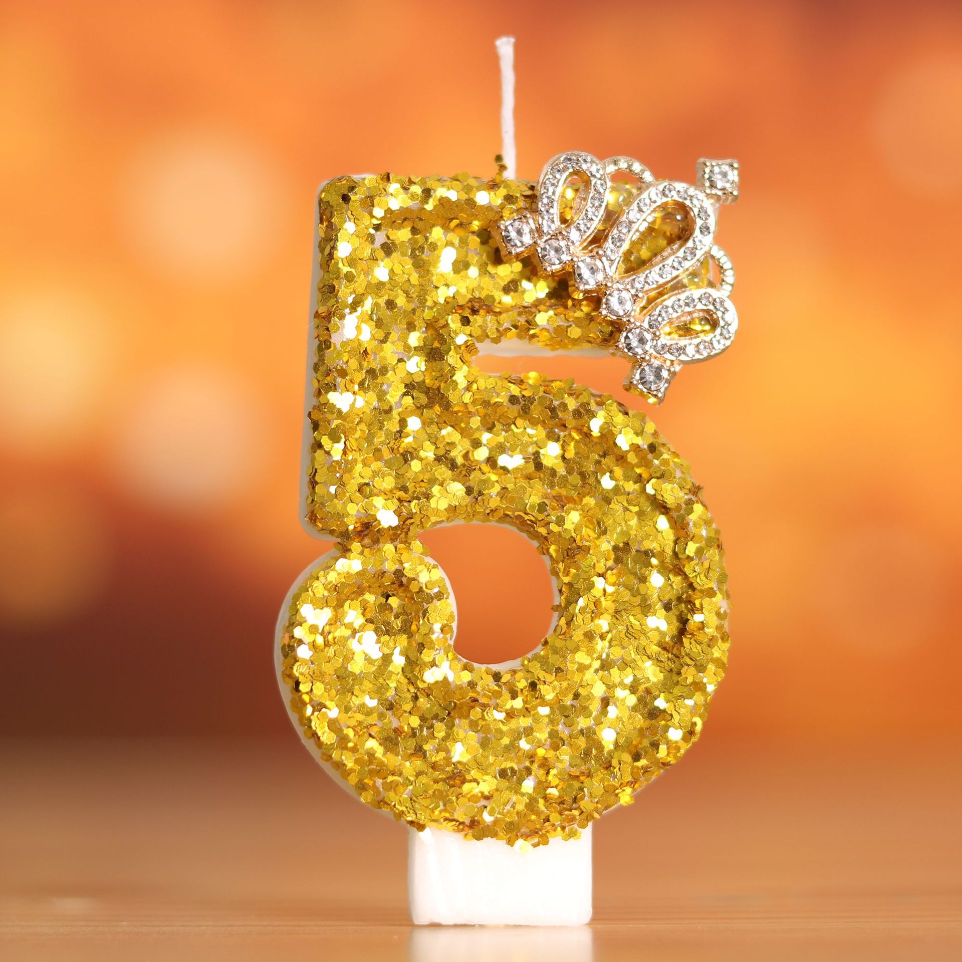 Digital Birthday Cake Gold Cro - огляд і ціна Holiday Candle Set