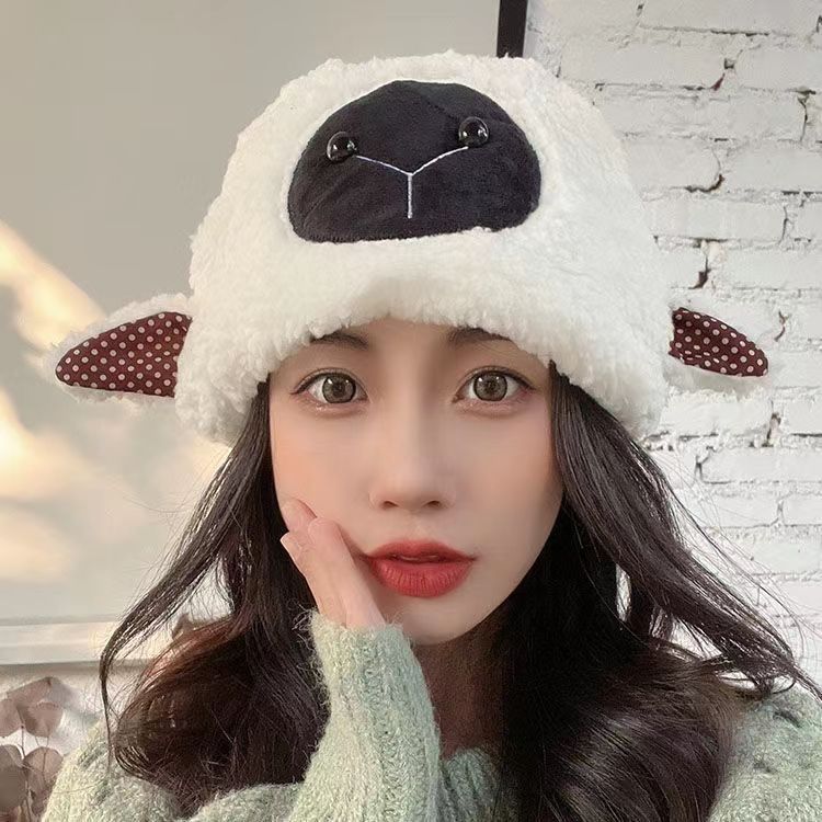 Black Nose Sheep Plush Hat Sup - огляд і ціна Santa Hat Plush