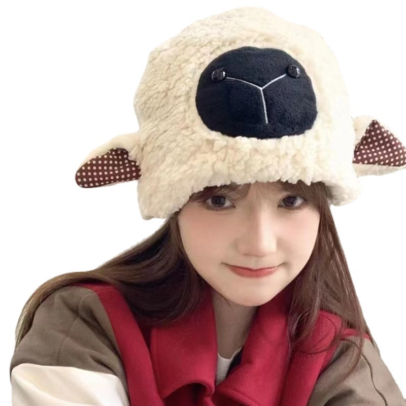 Black Nose Sheep Plush Hat Sup - огляд і ціна Santa Hat Plush