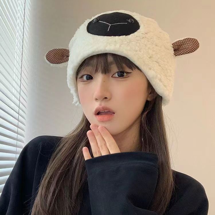 Black Nose Sheep Plush Hat Sup - огляд і ціна Santa Hat Plush