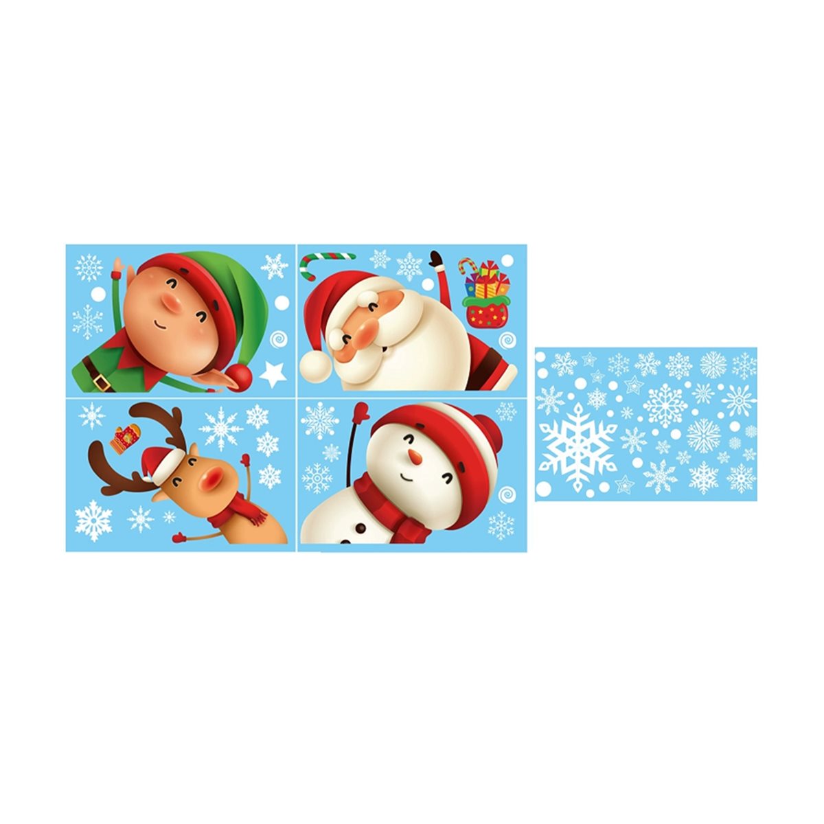 New arrival  80PCS Christmas S - огляд і ціна Snowflake Window Decal