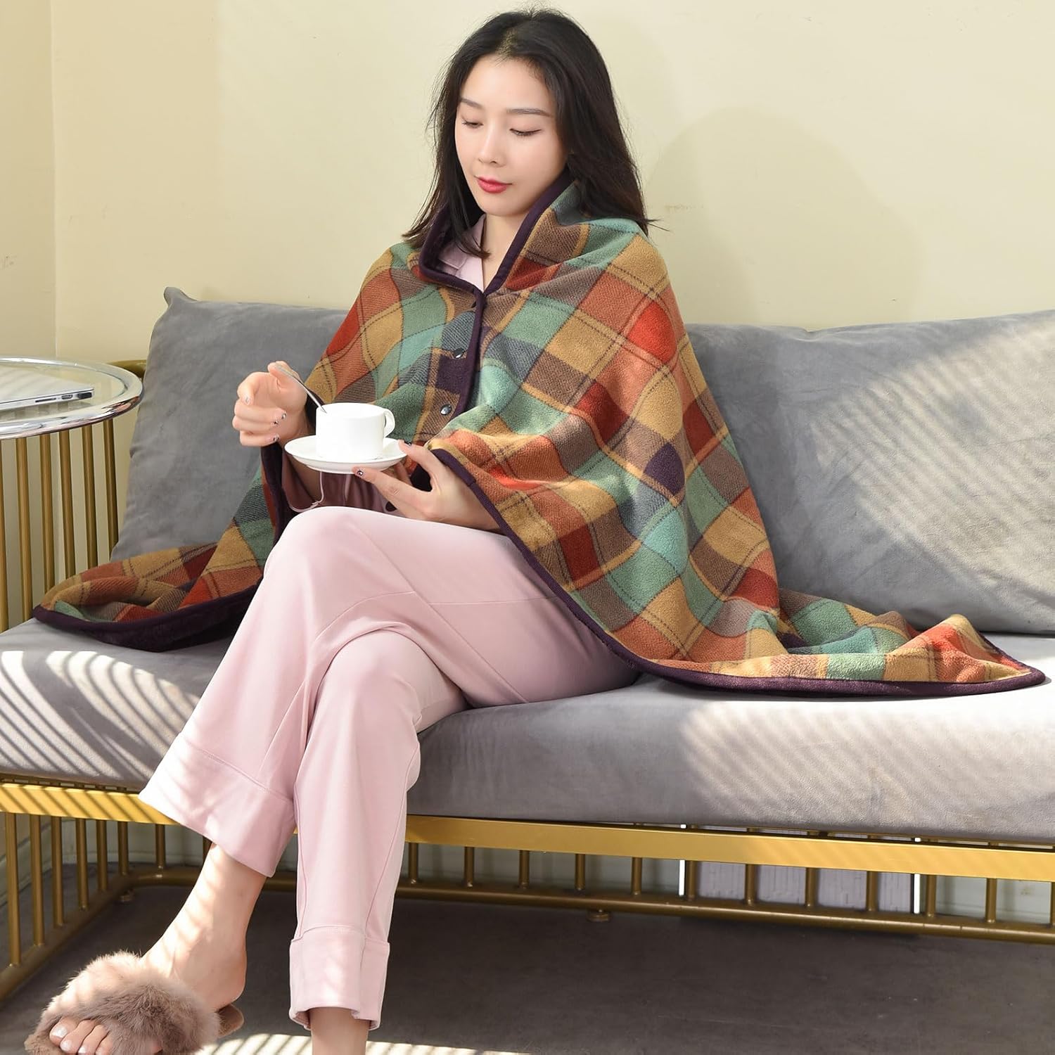Wearable Blanket Throw Plush F - огляд і ціна Christmas Throw Blanket