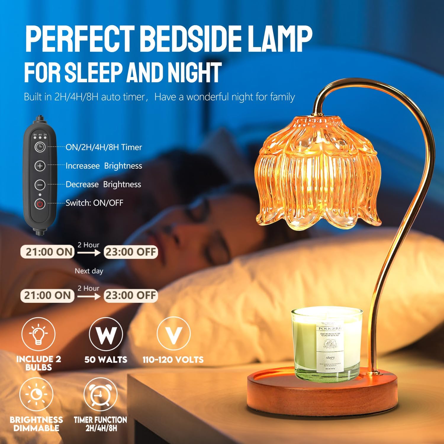 Candle Warmer Lamp with Timer  - огляд і ціна Holiday Candle Set