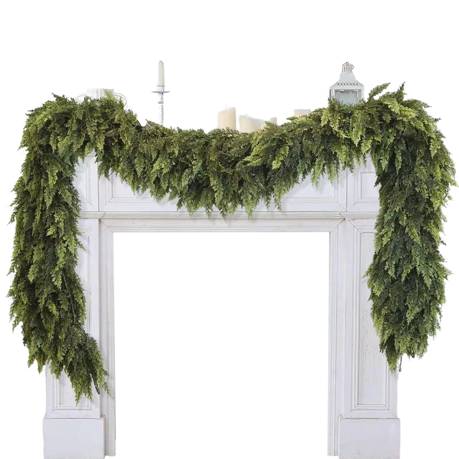 Christmas Garlands Artificial  - огляд і ціна Christmas Wreath Fake