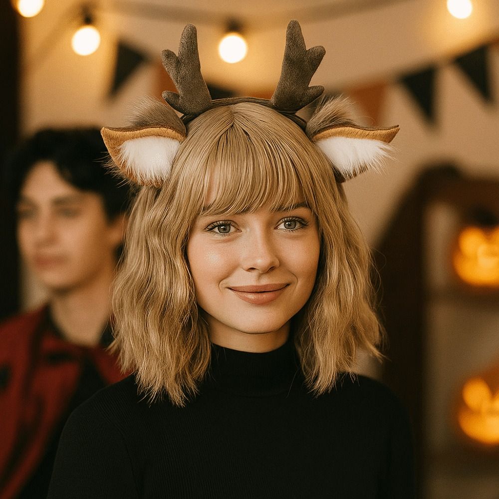 Deer Ears Reindeer Antler Head - огляд і ціна Reindeer Antlers Headband