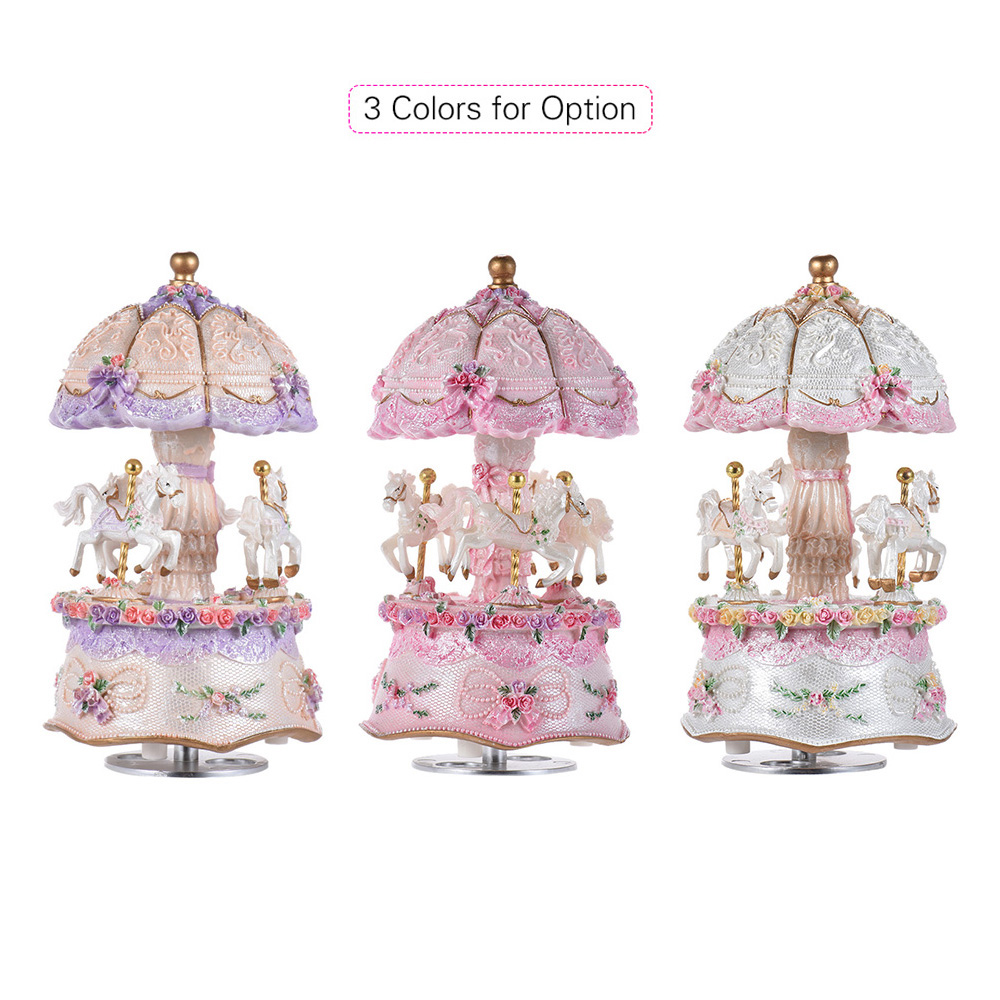 Luxury Dream 3-Horse Rotating  - огляд і ціна Snow Globe Musical