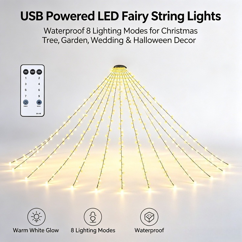 USB LED Fairy String Lights, W - огляд і ціна Led Fairy String Lights