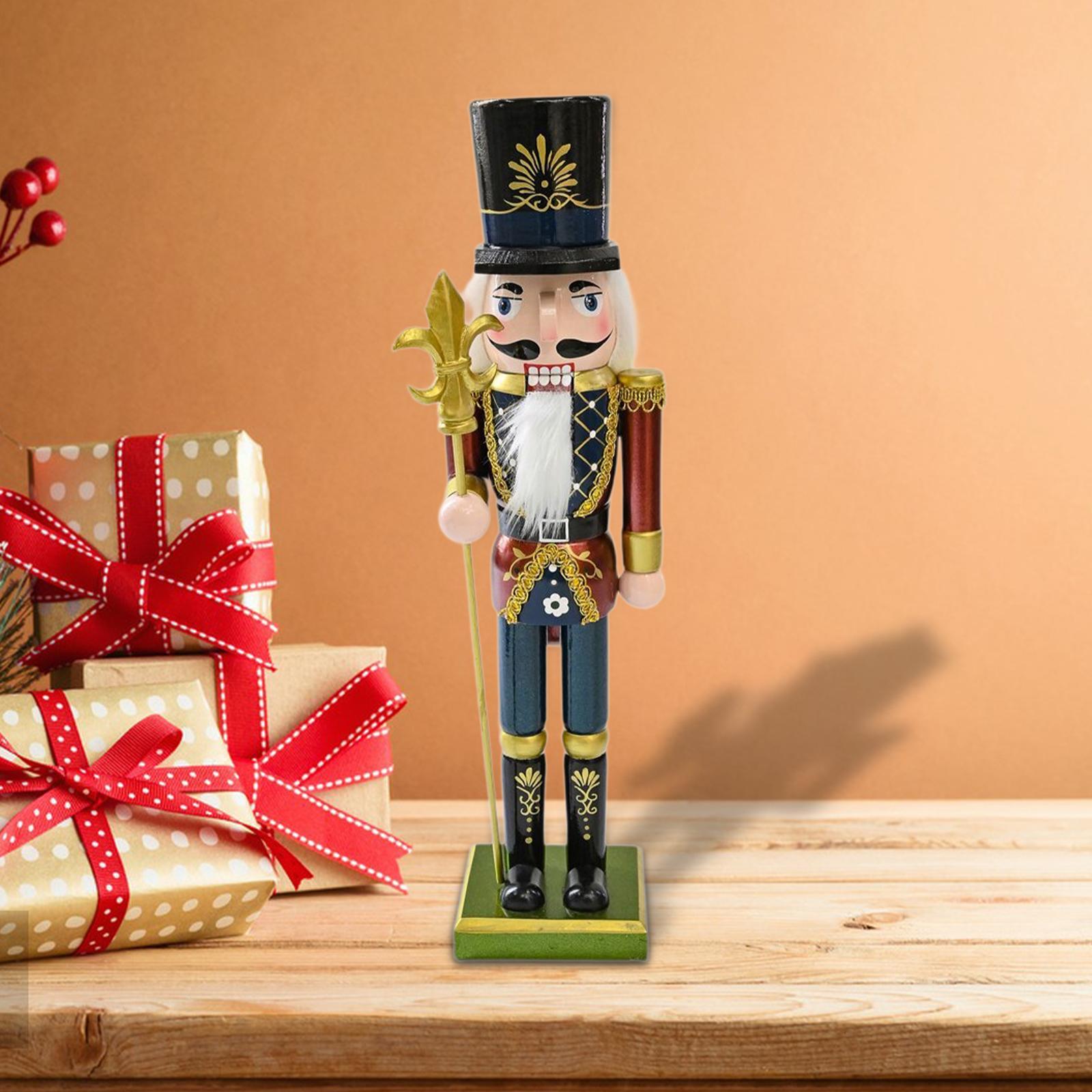 Wood Nutcracker Figure Figurin - огляд і ціна Nutcracker Figurine