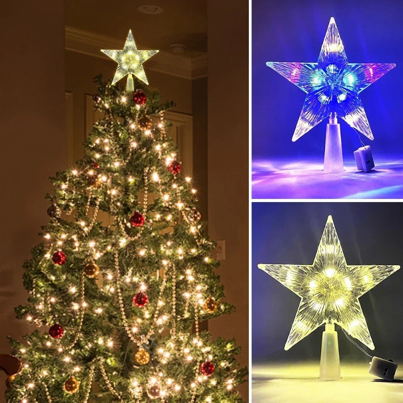 Glowing Christmas 15cm Tree To - огляд і ціна Star Tree Topper