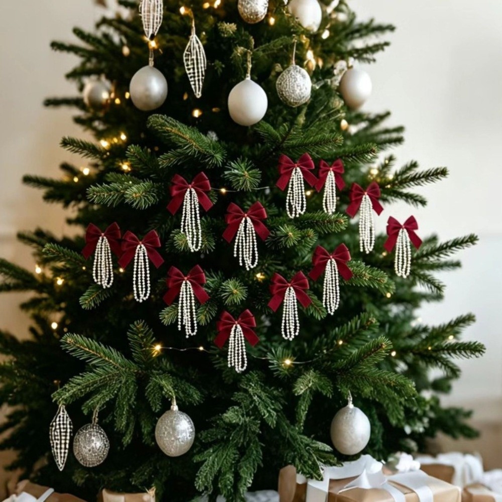 12pcs Set Christmas Tree Bows  - огляд і ціна Gift Box Wrap Set