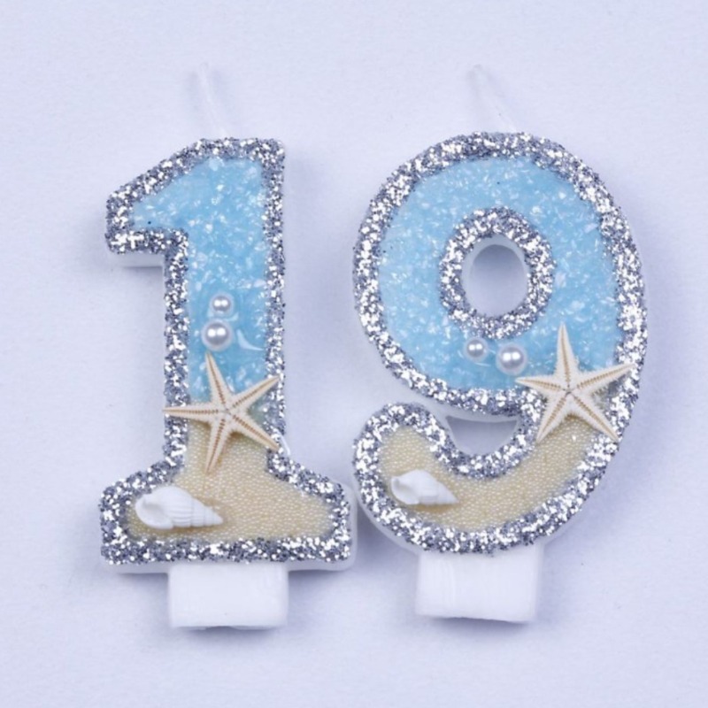Beach Starfish Number Birthday - огляд і ціна Holiday Candle Set