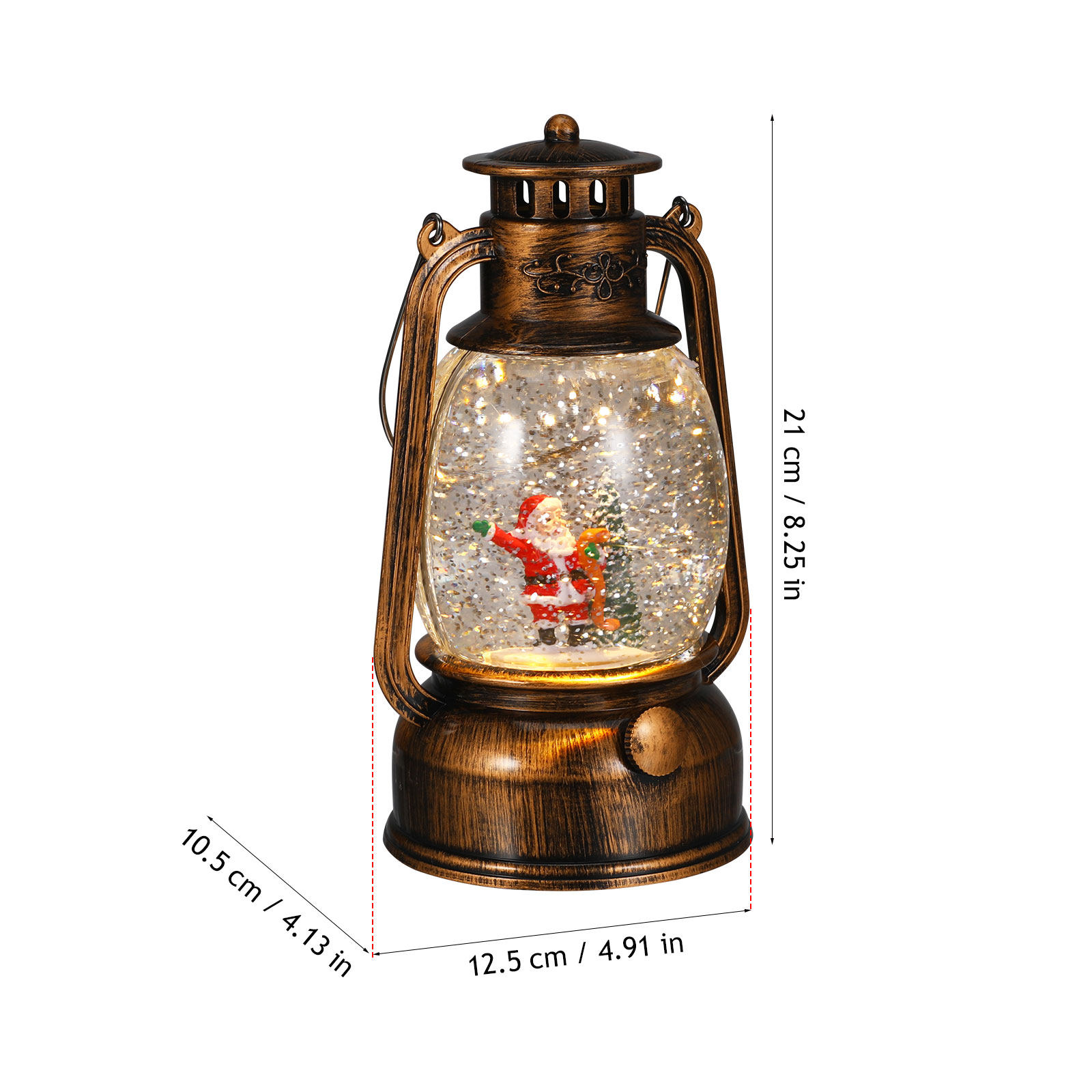 Christmas Snow Globe Lantern w - огляд і ціна Snow Globe Musical