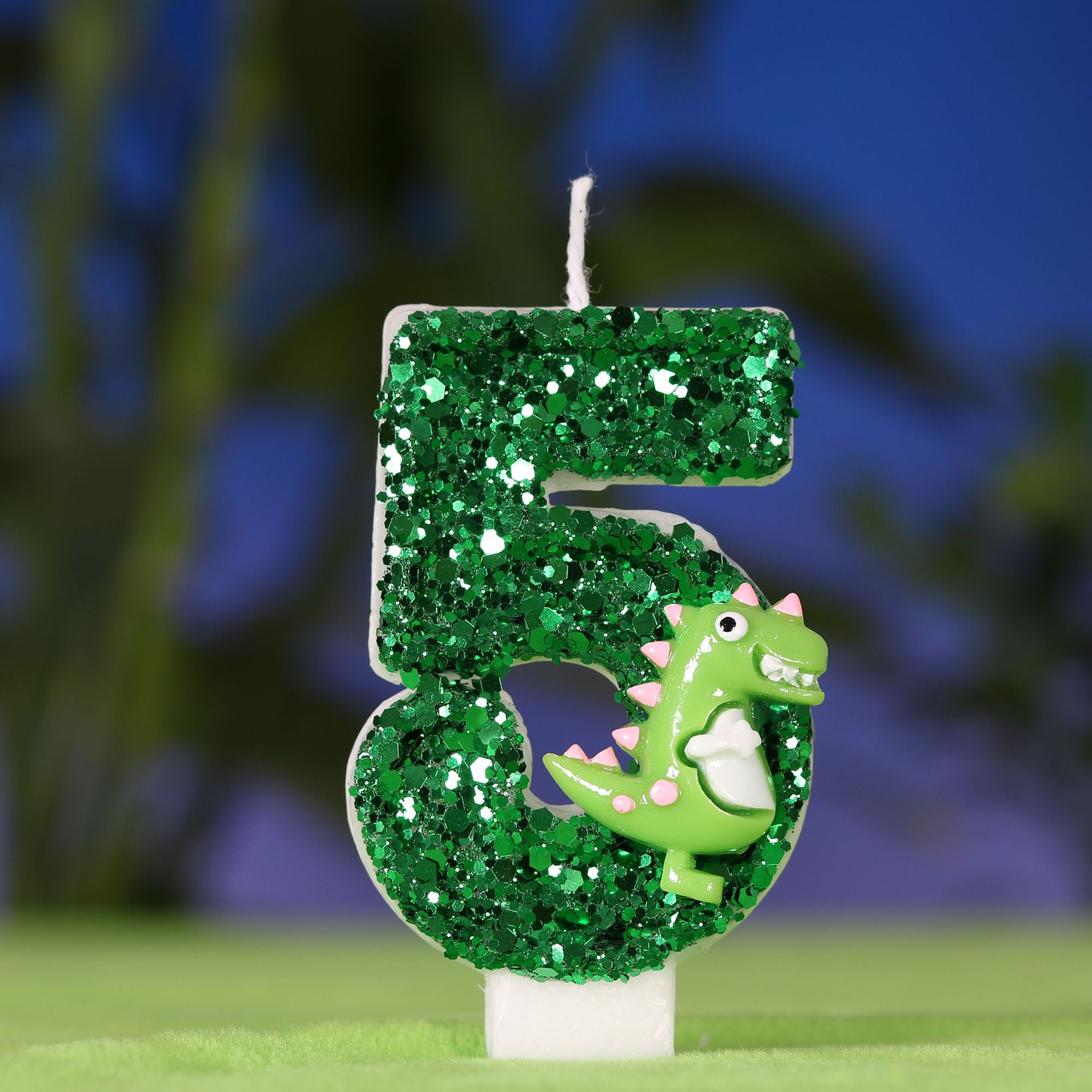 Cartoon Dinosaur Digital Birth - огляд і ціна Holiday Candle Set