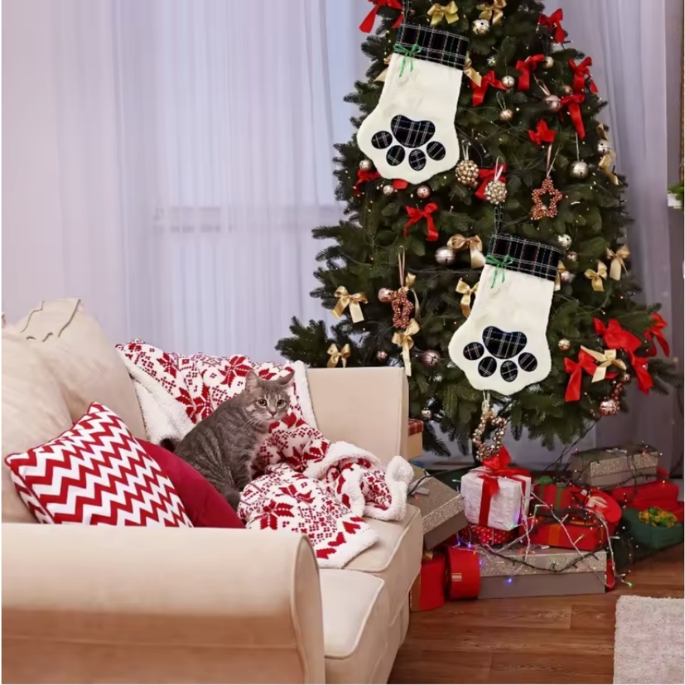 Christmas Socks New Year Decor - огляд і ціна Christmas Stocking Hanging