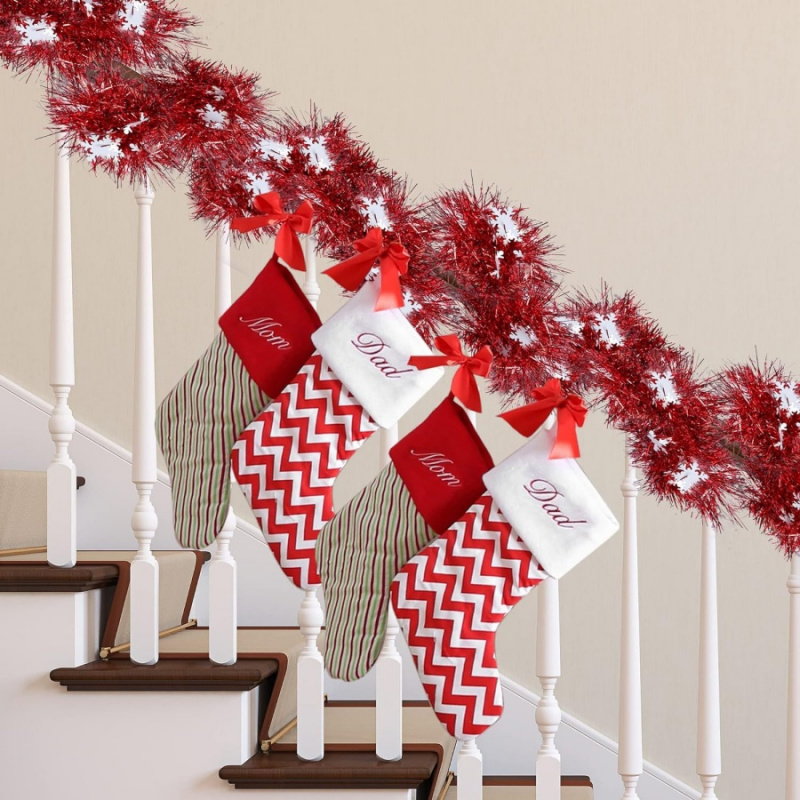 1pc Christmas Tinsel Snowflake - огляд і ціна Tinsel Garland Decoration