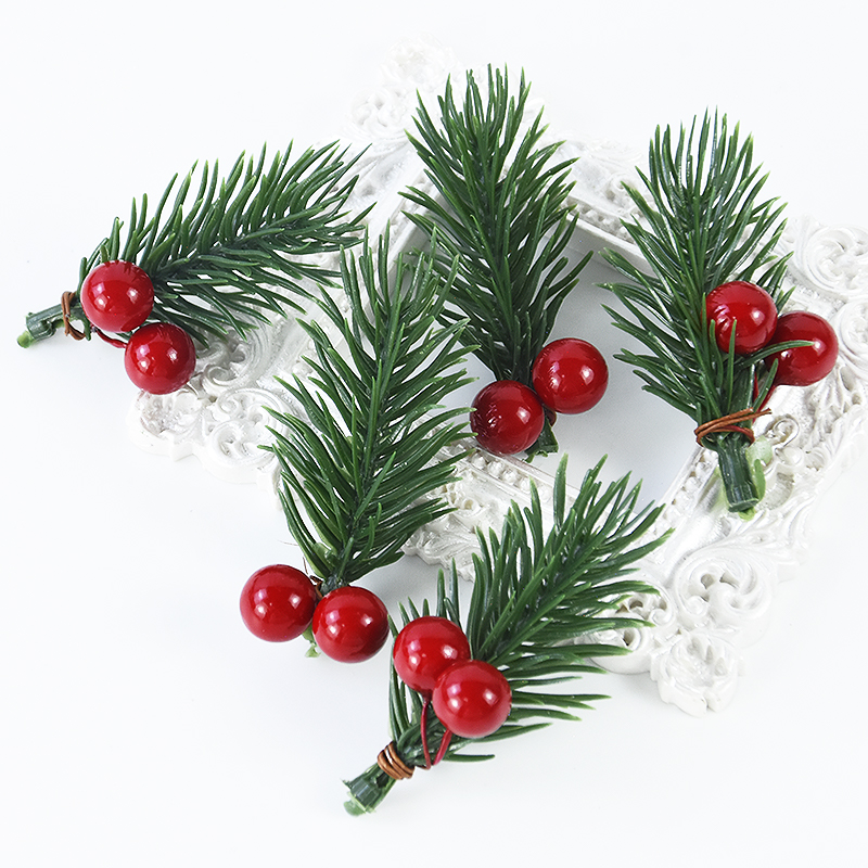 10pcs Christmas Berry Pine Con - огляд і ціна Christmas Wreath Fake