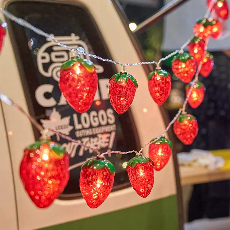 6.5FT 10LEDS Strawberry String - огляд і ціна Led Fairy String Lights