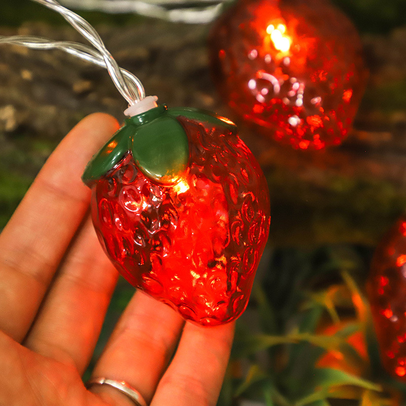 6.5FT 10LEDS Strawberry String - огляд і ціна Led Fairy String Lights