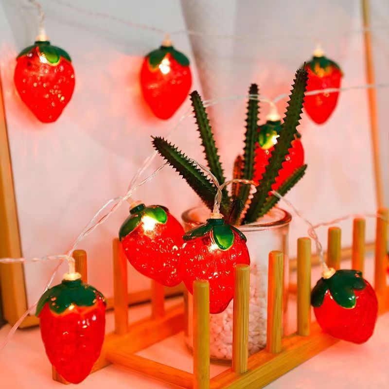 6.5FT 10LEDS Strawberry String - огляд і ціна Led Fairy String Lights