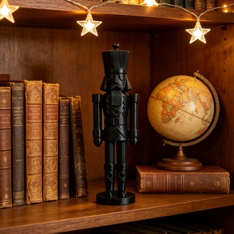 Minimalist Black Nutcracker So - огляд і ціна Nutcracker Figurine