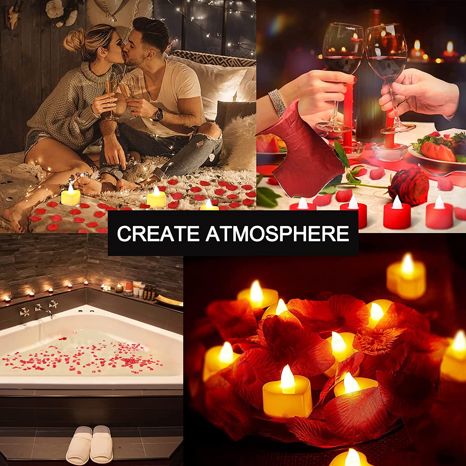 12/24Pcs Flameless LED Tea Lig - огляд і ціна Holiday Candle Set