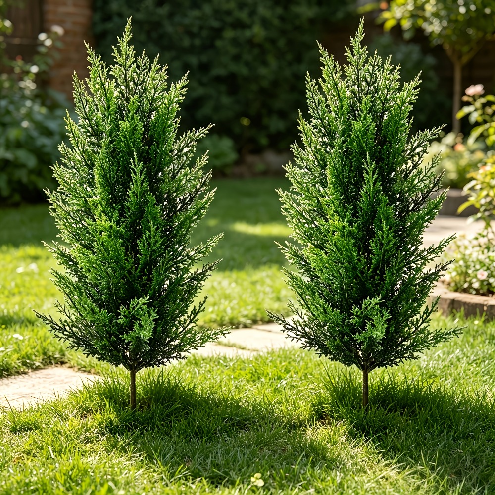 2PC Outdoor Artificial Pine Tr - огляд і ціна Christmas Tree Artificial