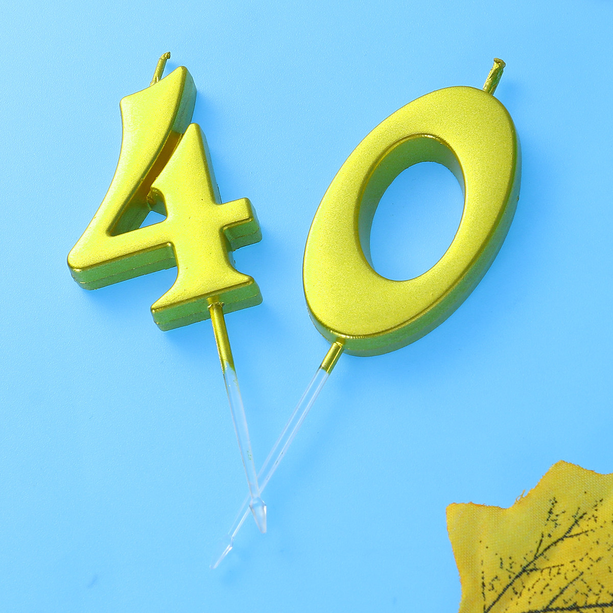 2Pcs 40 Birthday Number Candle - огляд і ціна Holiday Candle Set